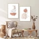 thumbnail image 1 of Impresiones artísticas minimalistas modernas de sol y luna, póster de plantas, arte de pared de mediados de siglo, imágenes bohemias, decoración de estilo nórdico para sala de estar | 42 x 60 cm x 2 p, 1 of 7
