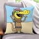 thumbnail image 1 of Wally Gator Fundas de almohada de terciopelo con tema, regalos de funda de almohada, decoración para el hogar, cojín de lanzar, regalo de cumpleaños para fans y parejas.30*30cm., 1 of 6