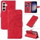 thumbnail image 1 of Funda tipo cartera con tapa para Samsung Galaxy S25 Plus con tarjetero, soporte y cubierta magnética Rojo, 1 of 6