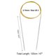 thumbnail image 2 of Uxcell Tamaño US 2 Agujas de Tejer Aguja Circular 47 pulgadas Redonda de Metal Acero Inoxidable para Proyectos Hechos a Mano DIY Tejido Amarillo, 2 of 6