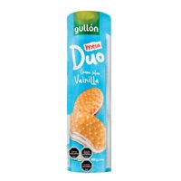 Galletas Mega Duo Vainilla Crema Bolsa 500 G Gullón