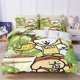 thumbnail image 1 of x50 Bed SheetsCute Cartoon Printed Quilt Cover for Children, Soft Customizable Bedding, Home Bedroom Comforter, Line Puppy 3-Piece Bedding Set (1 Duvet Cover + 2 Pillow Shams) nj50, 1 of 5