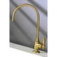 thumbnail image 4 of Grifo de filtración de agua Kingston Brass Tudor Brushed Brass, 4 of 6