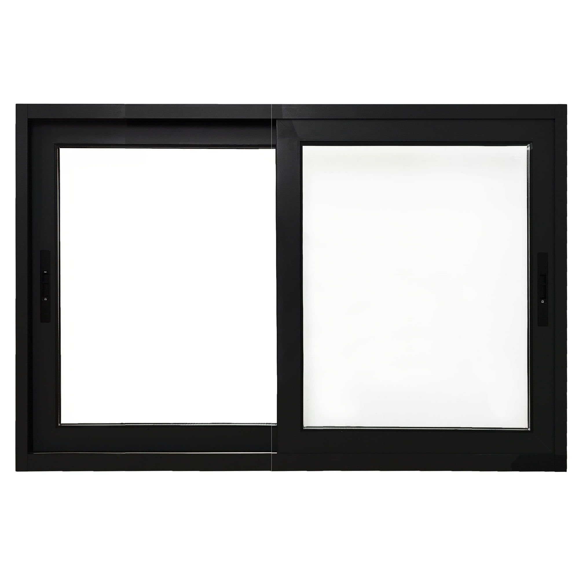 Windoor - Ventana Termopanel Aluminio Rpt Premium 73s 150x100cmvidrio De Seguridad Templado - Negro