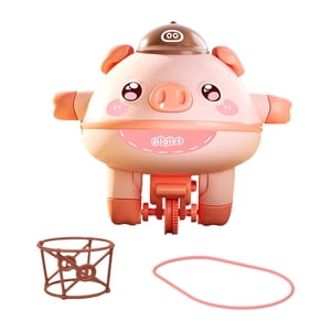Magideal - Balancing Pig Juguete Tumbler Unicycle Cuerda Equilibrio Material Pp Adecuado Para Niños Regalos De Cumpleaños Decoración Infantil Desarrollo De Coord Rosa