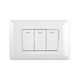 thumbnail image 3 of Pack 10 Interruptor Triple 9/12 10A 250V Blanco, 3 of 5