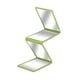 thumbnail image 3 of Espejo De Autocorte Espejo Compacto Plegable Para Bolso De Mano Espejo De Corte De Pelo Para Hombres Y Mujeres Verde, 3 of 5