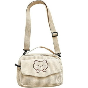 Veat00L - Lindo Bolso De Pana De Oso, Correas Ajustables, Materiales De Alta Calidad, Adecuado Para Muchas Ocasiones, Artículos De Moda