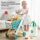thumbnail image 3 of Set de carrito de compras para niños Jovow con comida simulada para niños, tamaño 3+, 3 of 3