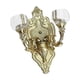 thumbnail image 4 of Ornamentos De Lámpara De Pared En Miniatura A Escala 1 12 Para La Sala De Estar Del Paisaje Lámpara De Doble Dorado, 4 of 5