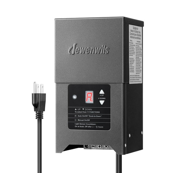 Transformador de iluminación de paisaje DEWENWILS 300W 120V a 12/15V