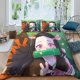 thumbnail image 1 of Cartoon -Bedding -Sets for- Kids Boys Girls -Anime Comforter Set- Nezuko Kamado -Japanese Anime- Duvet Cover 3 Pieces 1 Duvet- Cover and 2 Pillowcase Gift- for Him Twin173x218cm, 1 of 5