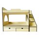 thumbnail image 4 of Modelo De Cama Tipo Loft 1:12 Con Escalera Para Estación De Tren, Paisaje DIY De Jardín De Hadas, 4 of 5