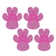 thumbnail image 3 of 4 Piezas Almohadillas Para Patas De Perro Calzado Para Mascotas Botines Calcetines Pegatinas Para Pies Antideslizantes Para Perros XL Rosa, 3 of 3
