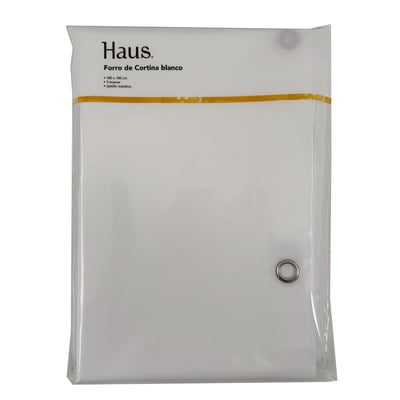 Forro Cortina 180 X 180 Cm Blanco 1 Un Haus
