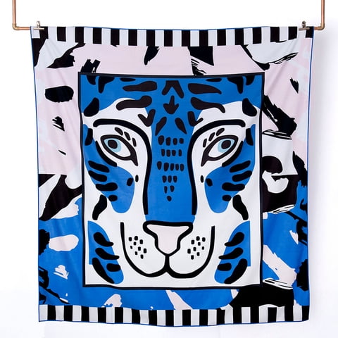 Mashini - Toallas De Playa Deportiva Xl Bolso 170X180 Tigre