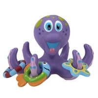 Juguete De Pulpo Flotante Nuby Para Baño De Bebés Mayores De 18 Meses, Color Morado