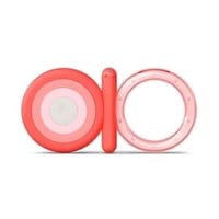 Suavinex - Mordedor Refrigerante De Silicona Etapa 2 +4M Con Anillo De Dentición Flexible Rosa