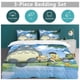 thumbnail image 5 of x84 My Neighbor Totoro Bed Duvet Cover Microfiber Bedding Sets 3D Printed Lightweight 3 Piece Comforter Sets, 1 Duvet Cover And 2 Pillow Shams for Kids Boys Girls 79"x90" jn84, 5 of 5