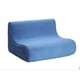 thumbnail image 1 of Sofa Komodo 2 Cuerpos Felpa Azul, 1 of 5