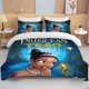 thumbnail image 1 of Princess and The Frog Printed Bedding Set Cartoon Anime Duvet Cover Comforter Pillowcase Boys Girls Children Adults King Bed Sheets, 1 of 5