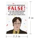 thumbnail image 2 of Tarjeta de cumpleaños Gonzey The Office Dwight Schrute TV Show, 2 of 4