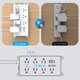 thumbnail image 2 of Protector contra sobretensiones TROND, 7 salidas, 2 USB A, 1 USB C, 2 of 7