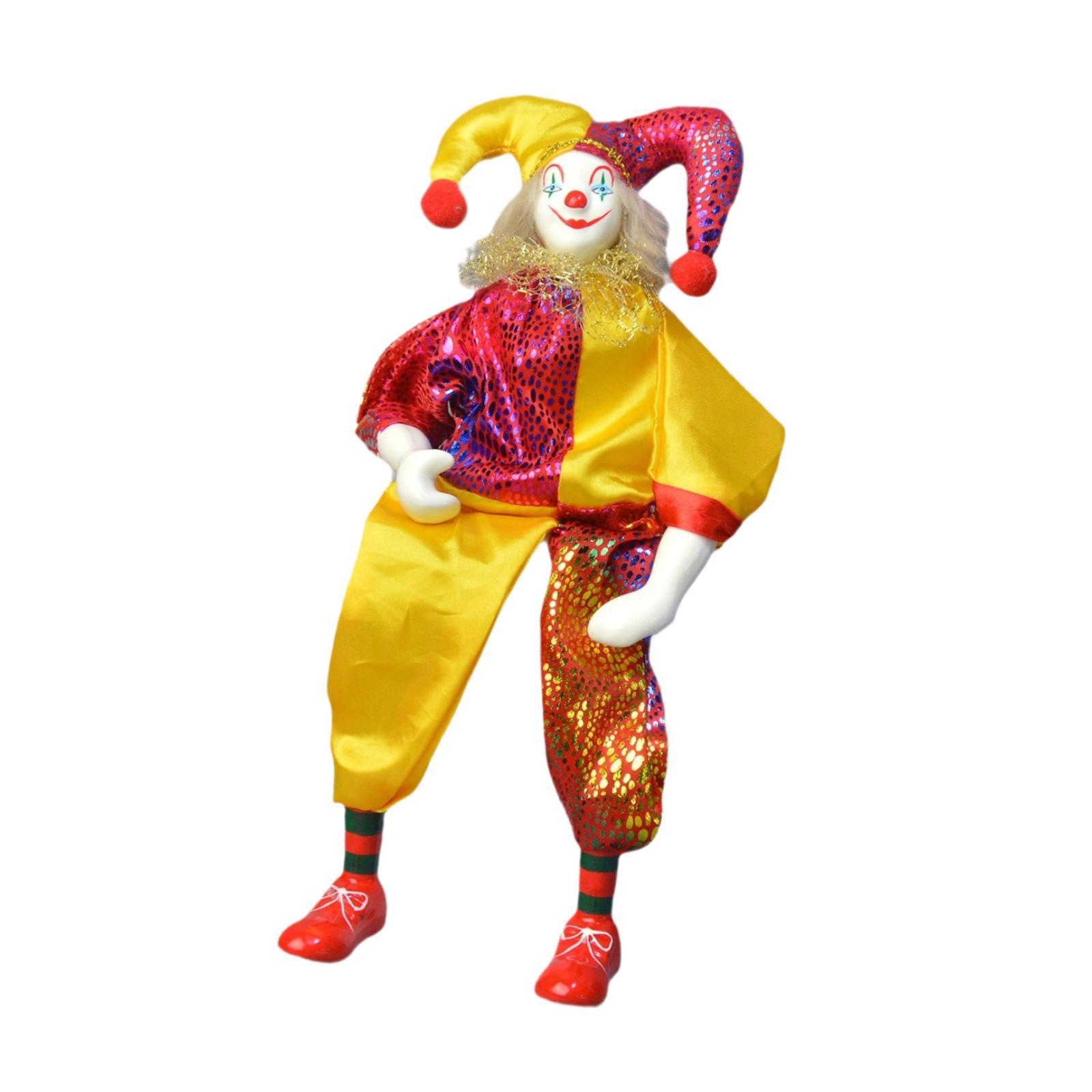 Bothyi - Muñeco Payaso De Cerámica, Regalo Creativo, Coleccionable Para Escritorio, Suministros Para Fiestas, Dormitorio