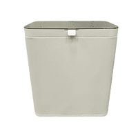 Estilodomus - Basurero Colgante De Acero Inoxidable De 7 Litros Blanco