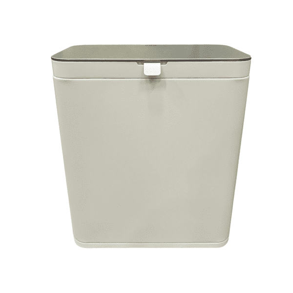 Estilodomus - Basurero Colgante De Acero Inoxidable De 7 Litros Blanco