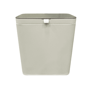 Estilodomus - Basurero Colgante De Acero Inoxidable De 7 Litros Blanco