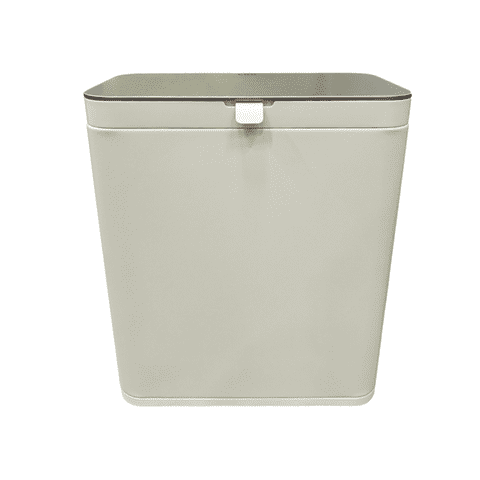 Estilodomus - Basurero Colgante De Acero Inoxidable De 7 Litros Blanco