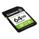 thumbnail image 3 of Tarjeta de Memoria SD Kingston 64GB Canvas Select Plus, 3 of 3