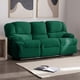 thumbnail image 2 of Bergere Perugia Reclinable 3 Cuerpos Tela Velvet Verde, 2 of 8