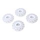 thumbnail image 2 of 4pcs flash rueda de patinaje de velocidad patines ruedas luz 76mm blanco, 2 of 5