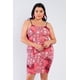 thumbnail image 1 of Vestido Mini con Espalda Abierta y Estampado de Serpiente de Talla Grande, 1 of 5