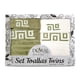 thumbnail image 2 of Set de toallas 4 piezas twins verde doral, 2 of 2