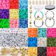 thumbnail image 4 of 4995 Piezas De Cuentas De Arcilla Cuentas De Disco Redondas Planas Cuentas Espaciadoras Manualidades DIY, 4 of 5