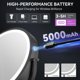thumbnail image 2 of Espejo de maquillaje Auxmir 23 cm 1X/30X iluminado 5000 mAh, 2 of 9