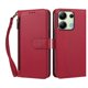 thumbnail image 3 of Funda con Billetera para [Xiaomi Redmi Note 13 4G] con Bolsillo Zipper y Tarjetero Rojo, 3 of 6