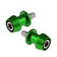 thumbnail image 3 of 2 unids 8 mm universal de la motocicleta cnc brazo oscilante carretes deslizante verde, 3 of 5