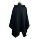 thumbnail image 2 of Poncho Paño Capucha 100% Lana- Largo - Negro, 2 of 5