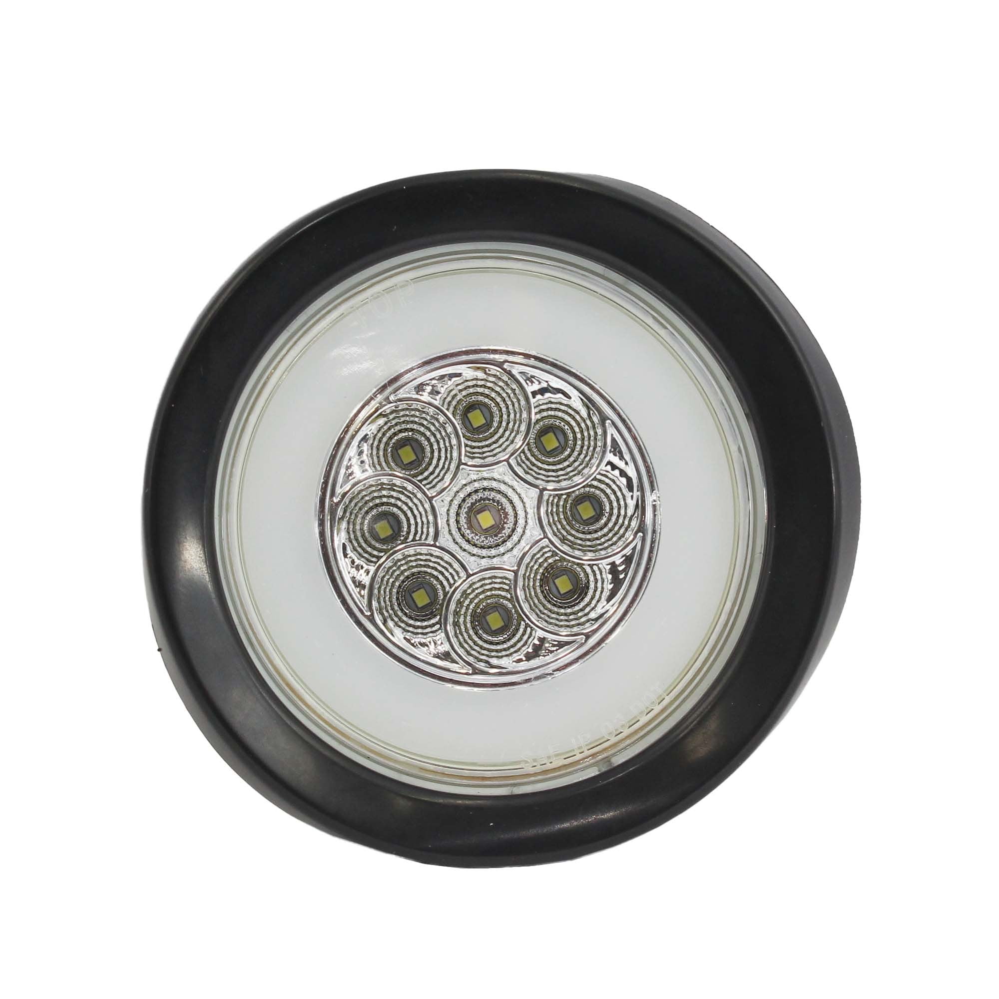 Gotek - Foco Trasero 4 Pulg Blanco Led Bi-volts Tipo Halo
