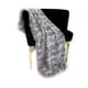 thumbnail image 3 of Manta decorativa Plutus Silver Wild Rabbit de piel sintética 150 cm x 210 cm, 3 of 3