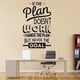 thumbnail image 2 of Decomural If The Plan Doesnt Work Inspirational WS-46127, 2 of 2