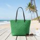 thumbnail image 2 of Bolso Playero de Rafia 23 L con Tirantes Largos, 2 of 7