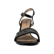 thumbnail image 4 of SANDALIAS DE FIESTA HUALUNAOTE NEGRO CASUAL MUJER T2210 - Talla 37, 4 of 6