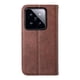 thumbnail image 3 of Funda Flip FOXDOCK para Xiaomi 14 Pro , Estilo Billetera con Diseño Rombo, Correa de Mano y Soporte, Uso Diario, 3 of 6