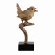 thumbnail image 3 of Escultura de pájaro de resina Hi-Line Gift Ltd, decoración realista, 3 of 7