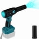 thumbnail image 1 of Actualización Soplador de Chorro Seco para Batería Ma*kita 18V, Presión de Viento 400g, Alta Potencia 500W, Plumero de Aire Comprimido Inalámbrico Reemplaza Lata de Aire Comprimido, Ventilador de..., 1 of 7